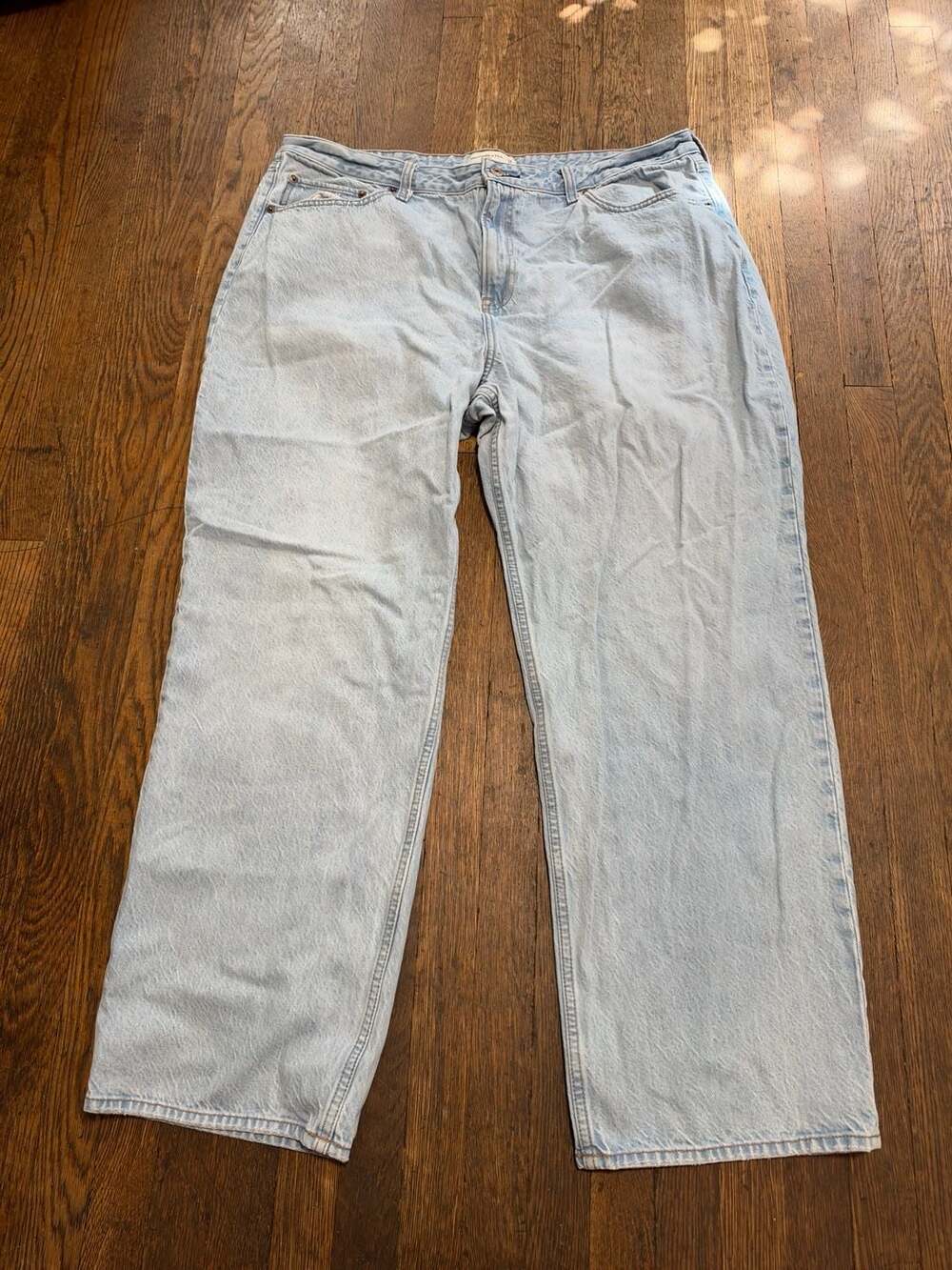 Abercrombie & Fitch The Loose High Rise Curve Love Size 34/18R Jeans